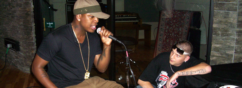 Ne-Yo at The Track Shack Studios