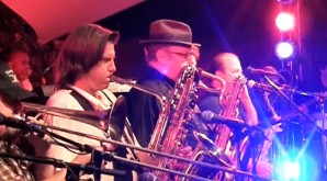 Chuck Hansen performs with Tower of Power